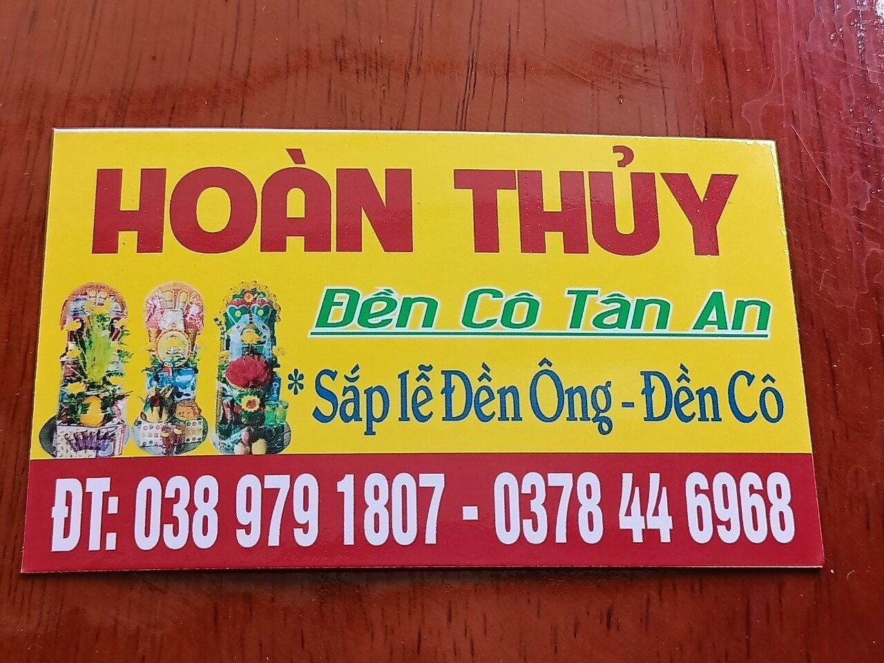 sắp lễ Hoàn Thuỷ 2