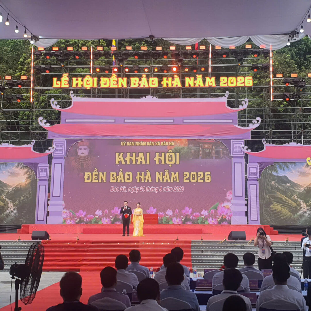 Tưng bừng khai mạc Lễ hội Đền Bảo Hà năm 2026