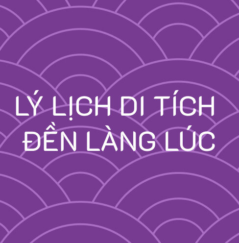 Scientific profile of the historical and cultural relic of Lang Luc Temple.